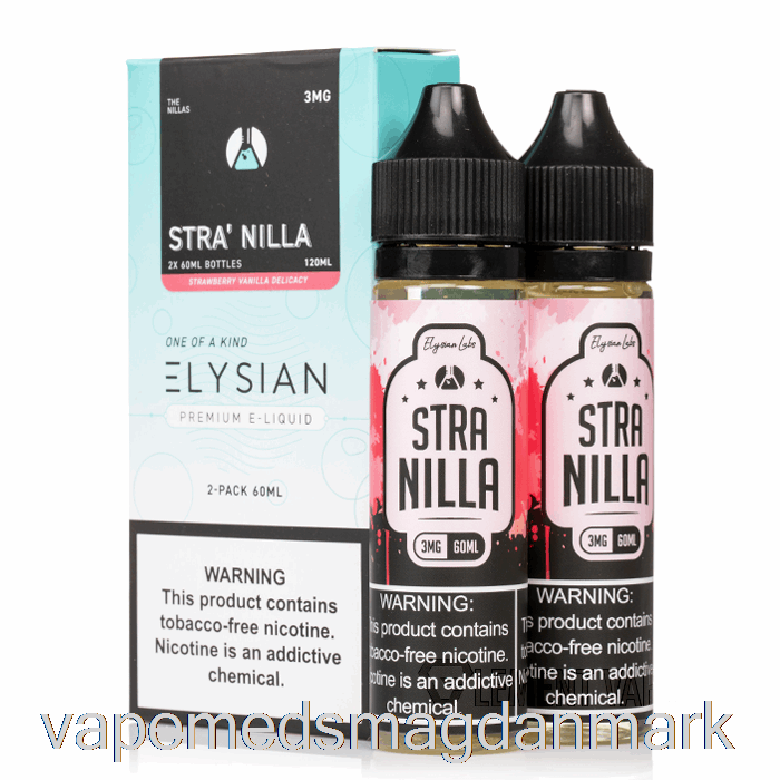 Vape Uden Nikotin Stra'nilla Kage - Elysian Labs - 120ml 0mg